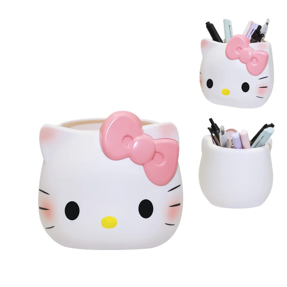 Sanrio HelloKitty cartoon schattige pennenhouder student briefpapier, kaptafel make-up opslagcontainer, decoratief vakantiecadeau item