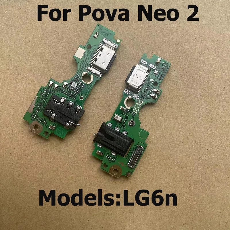 New For Tecno Pova 2 3 LD7 LE7 LF7n USB Charging Charger Dock Port Board Flex Cable For Pova Neo 2 3