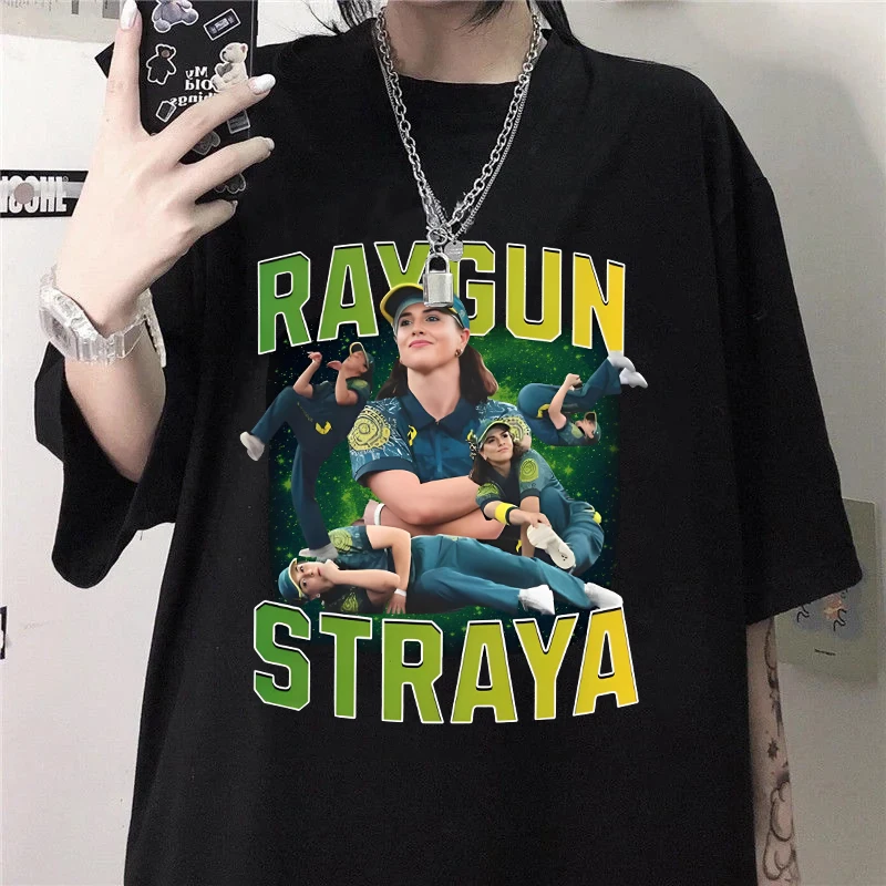 New Raygun Straya Print Clothes Men Women Summer Short Sleeve Fashion Summer Casual T-Shirt Top Plus Size XXS-4XL