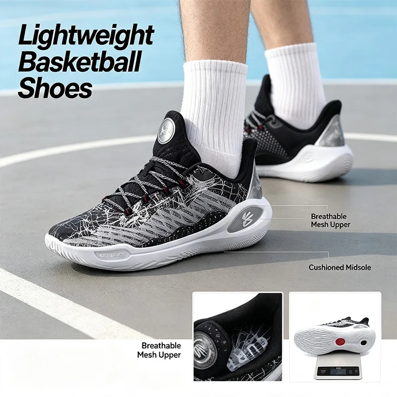 New Under Armour Men's And Women's Curry 11 Basketball Practical Training Fashionable Wear-Resistant Lightweight Sports