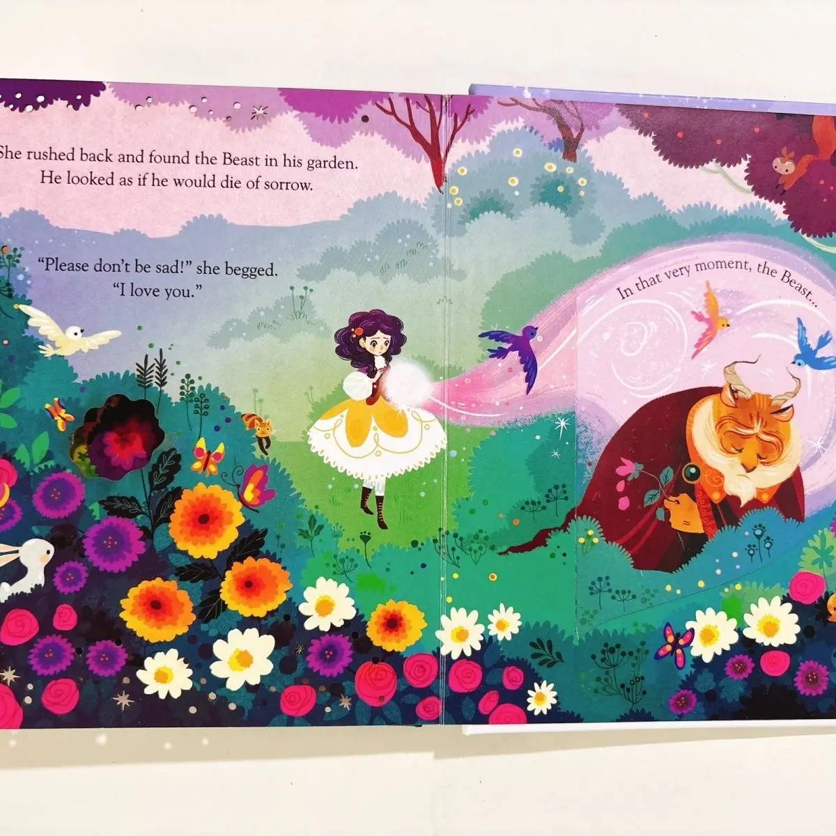 Beauty & the Beast English children's fun comic picture book for parents and children.