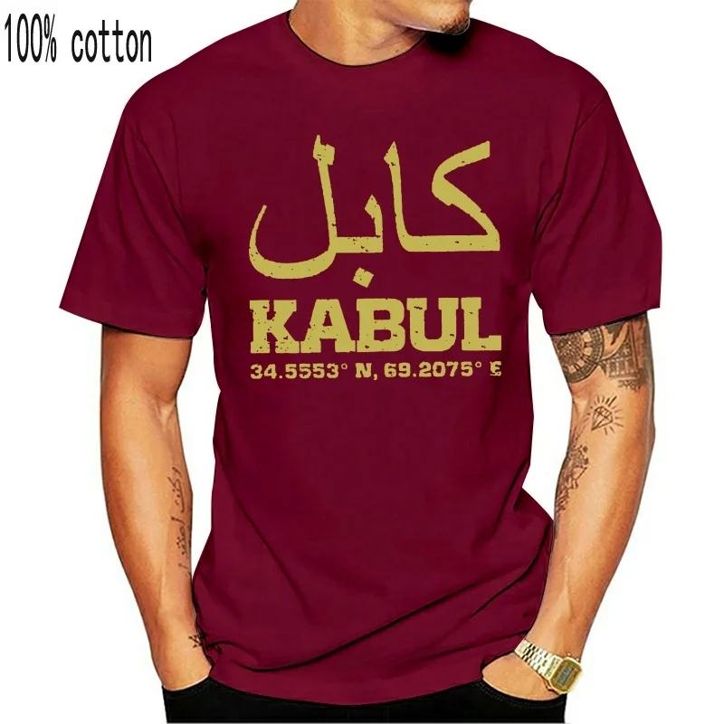 New Knitted Kabul Afghanistan Coordinates Men's Tee Shirt Woman Round Neck Outfit Men's T Shirt Plus Size S-5xl Male Hiphop