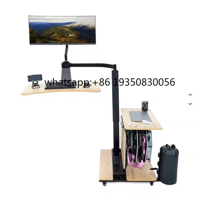 Multifunctional Electric Lifting Table Display Device Bracket Computer Desk and Chair Set Household Lifting Table Leg