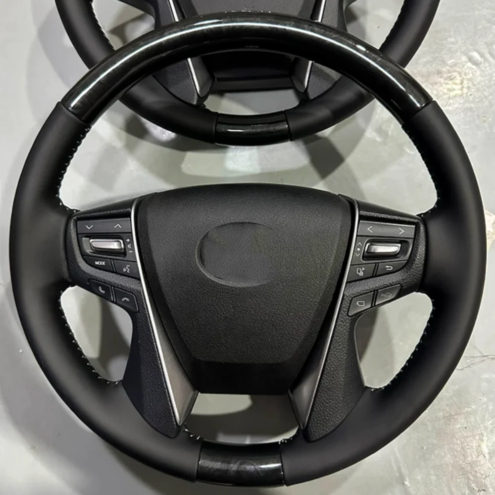 Applicable to the old 20 series Elfavelfa 30 series Elfavelfa peach steering wheel assembly carbon fiber modification of the ori