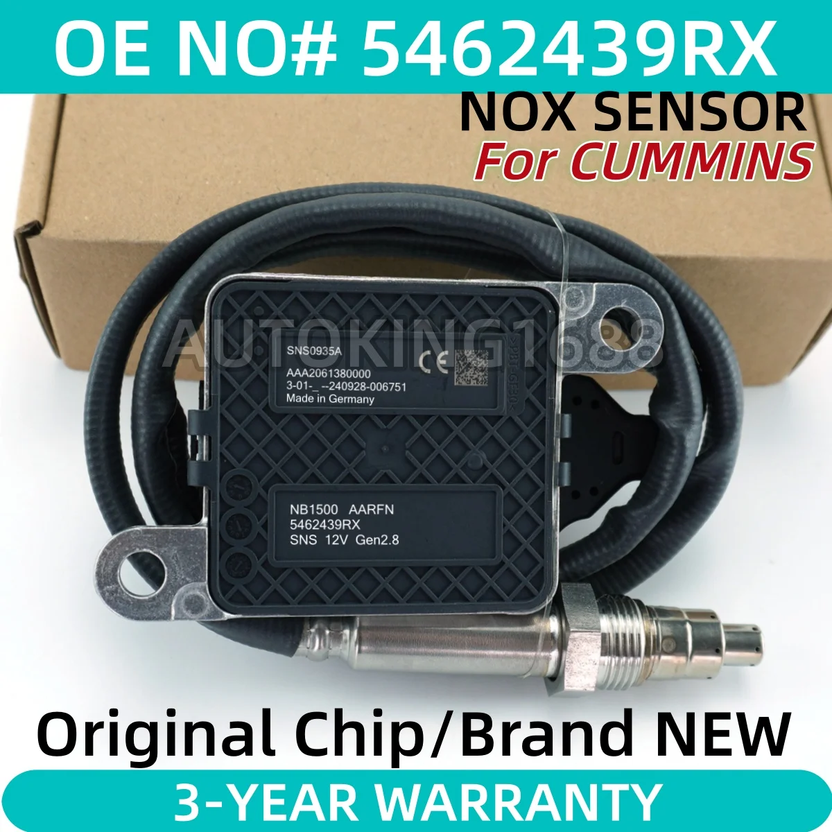 Original Chip 5462439RX Original New Nitrogen Oxide Sensor Nox Sensor For 12V Cummins