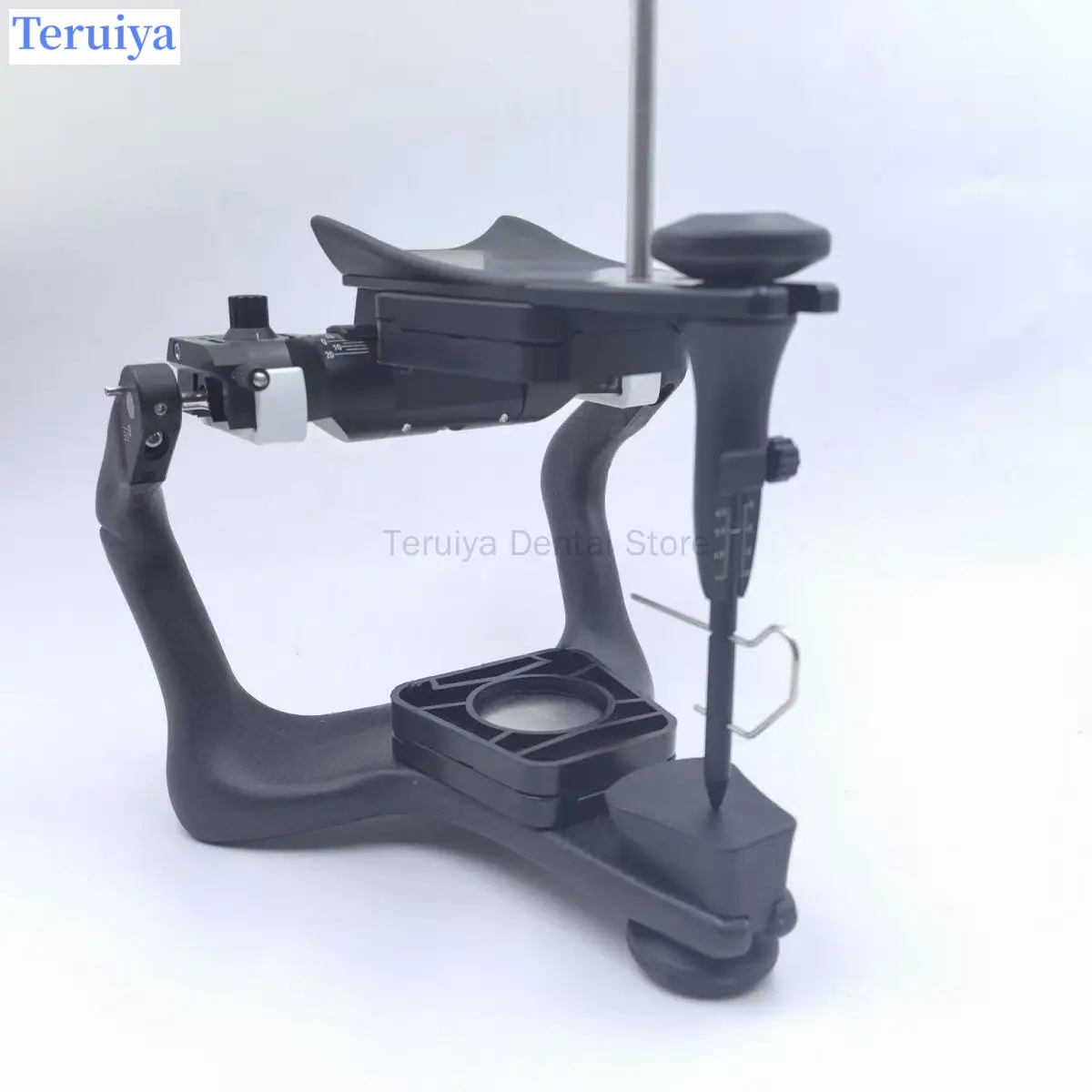 CR Centric Relation Dental Lab Kit - Fully-Adjustable Anatomical Occlusion Articulator with Facebow & Transfer Table