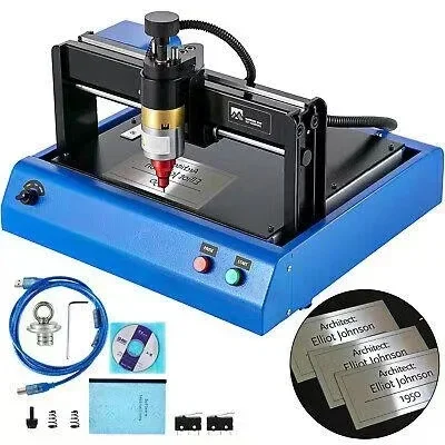 20*15cm working size full metal CNC making engraving machine for Copper plate