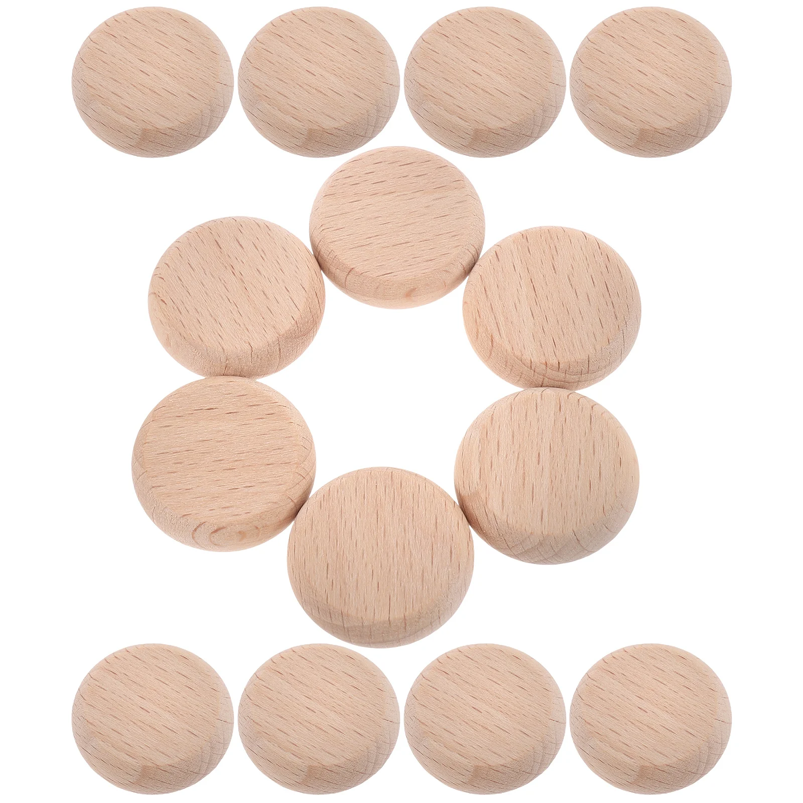 

100pcs Slices 2 5CMx8MM Blank Wooden Circles for DIY Painting Crafts Wedding Home Decor Accessories