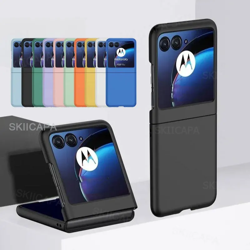 Hard PC Slim Matte Phone Case for Motorola Razr 60 Pro 50 70 Ultra 40 Razr + 2025 2024 Candy Color Shockproof Protection Cover