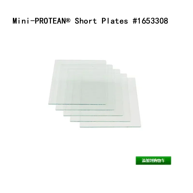 Electrophoresis thin Bole small vertical short  BIO-RAD rubber plate genuine 1653308 short glass plate