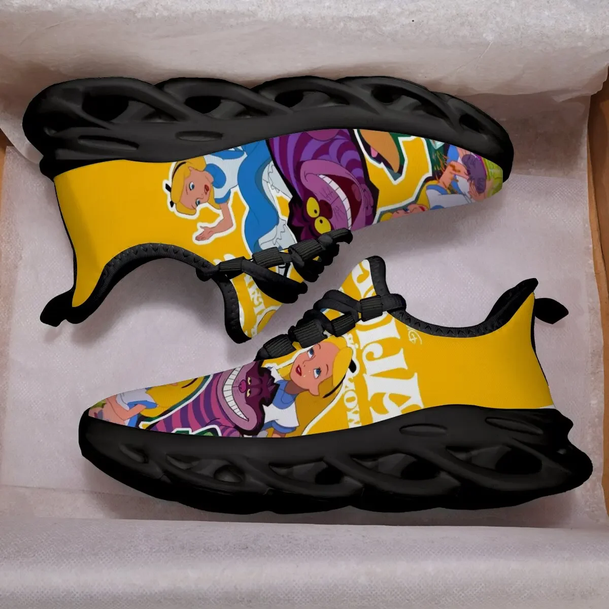 حذاء الجري ديزني للأولاد والأطفال حذاء رياضي كاجوال يسمح بمرور الهواء وخفيف الوزن للمشي ميكي ماوس حذاء رياضي مكتنز #3