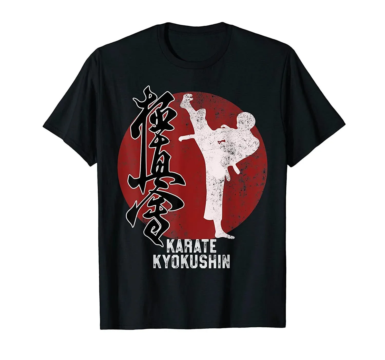 Japanese Kyokushin T-shirt Karate Martial Arts Gift Top for Men Anime Harajuku Streetwear