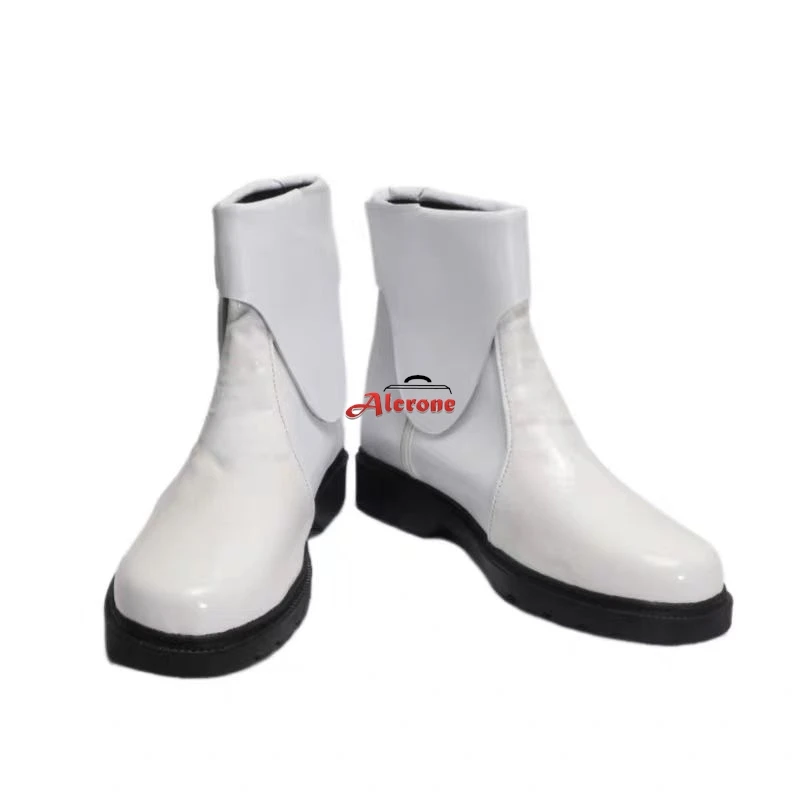 

Game Imperial Stormtrooper Cosplay Shoes White PU Leather Boots Halloween Carnival Cosplay Imperial Stormtrooper Boots