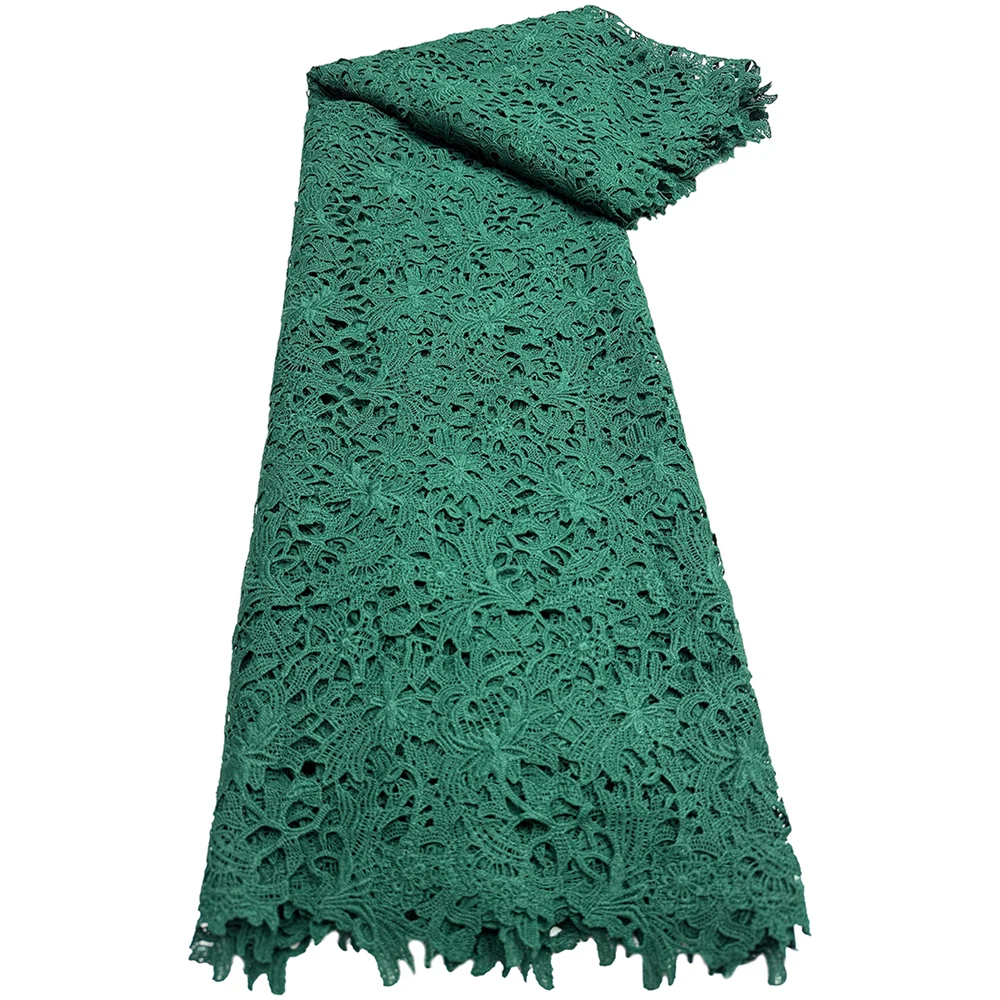 

African Guipure Lace Fabric Wholesale High Quality Guipure Cord Dry Lace for Wedding Nigerian Style