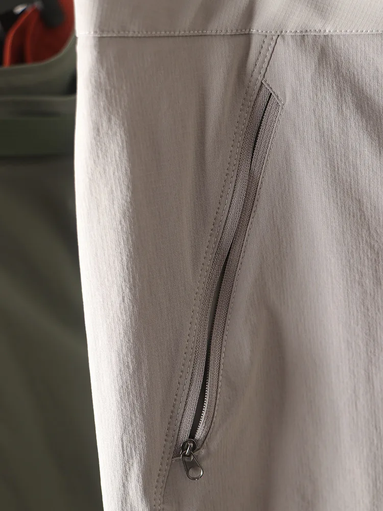 Urban Office Casual Shorts Summer Men's Outdoor 3D Cut Breathable Quick Drying Comfortable Soft Sports Shorts Adjustable Belt