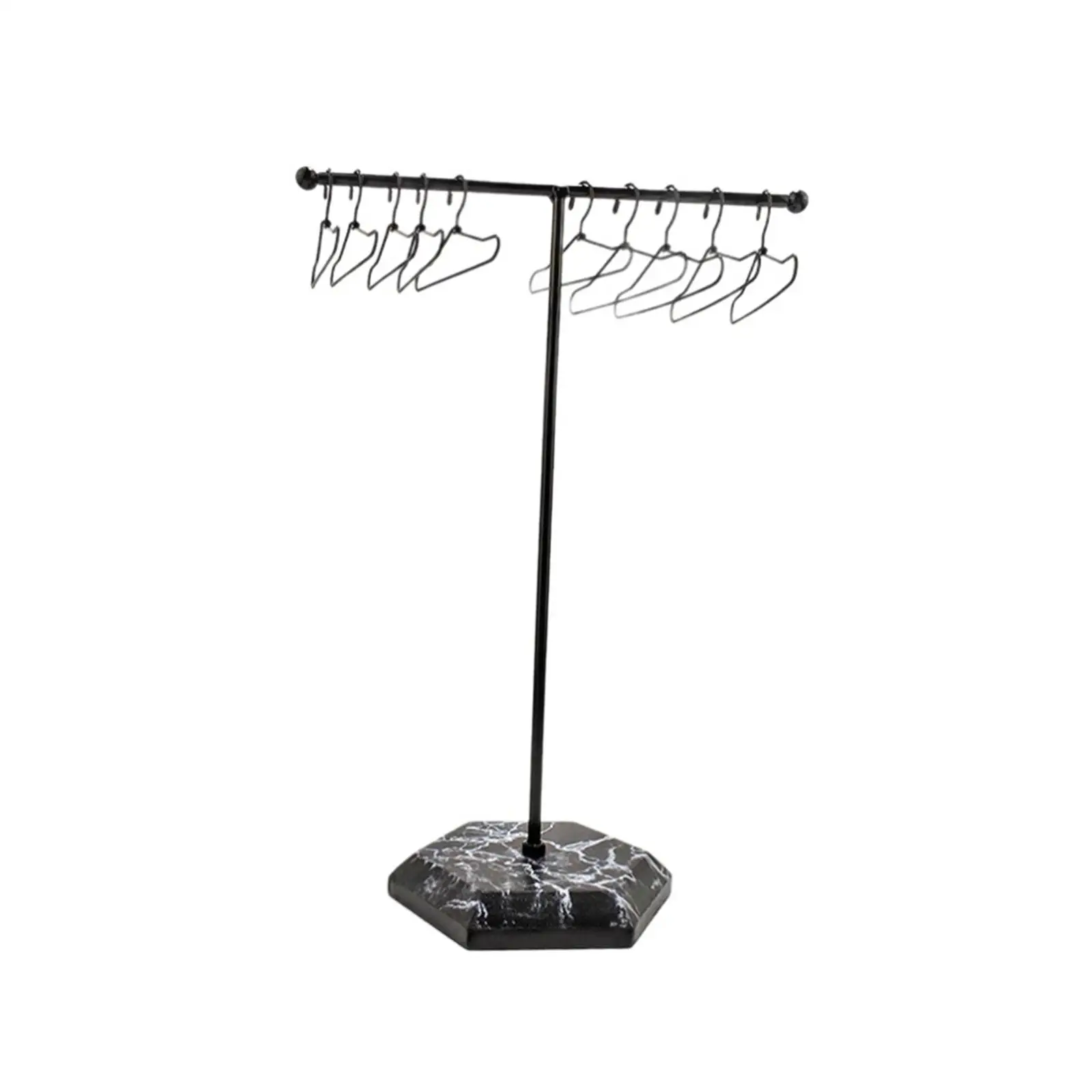 1/6 Scale Doll Garment Rack,Action Figure Clothes Rack,with Clothes Hanger,Doll Wardrobe Furniture for Supplies