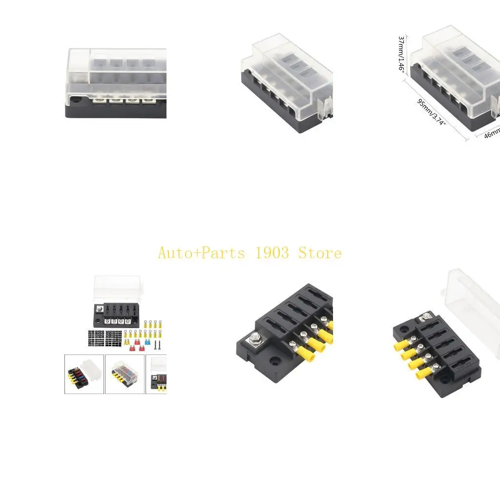 

E21C 4-ходовой автомобильный катер, лезвие, блок предохранителей, держатель блока, 32 В, панель распределения питания