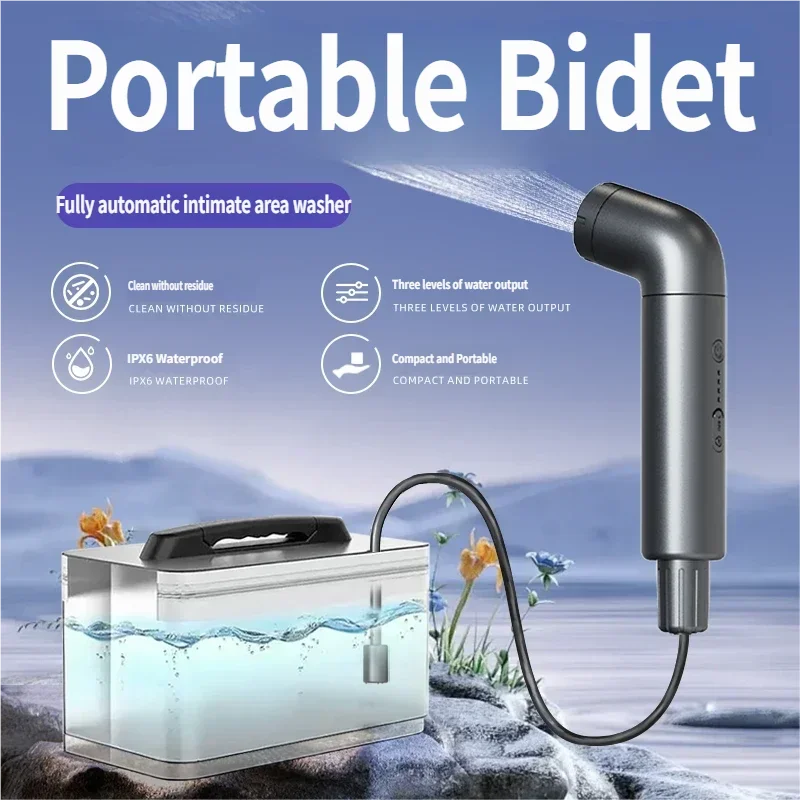 

Высокофункциональный портативный электрический распылитель для ванн, 3-скоростной ручной электрический распылитель с регулировкой давления, водонепроницаемый, комплект.