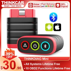 車の診断ツール,完全なシステムスキャナー,OBD2,Thinkdiag,iOS, Android,障害コードリーダー,無料アップデート,THINKCAR-MINI