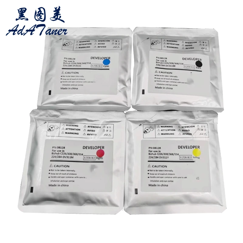 1PC/210g Developing For Konica Minolta DV512 Bizhub C224 C224e C284 C284e C364 C364e C454 C454e C554 C554e Original Developer