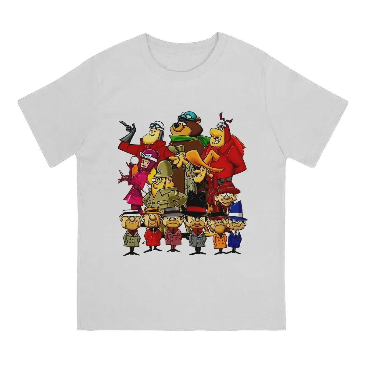 Wacky Races 60s Cartoon Cartoon Team Tshirt Graphic Men Polyester Tops Vintage Homme Summer Streetwear Harajuku T Shirt