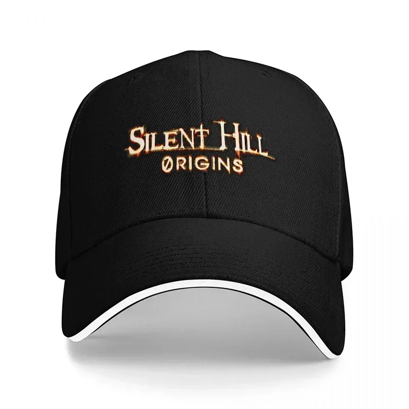 New Silent Hill Origins Embroidered Baseball Cap Black Classic Adjustable Hat for Fans of Horror Gaming Series