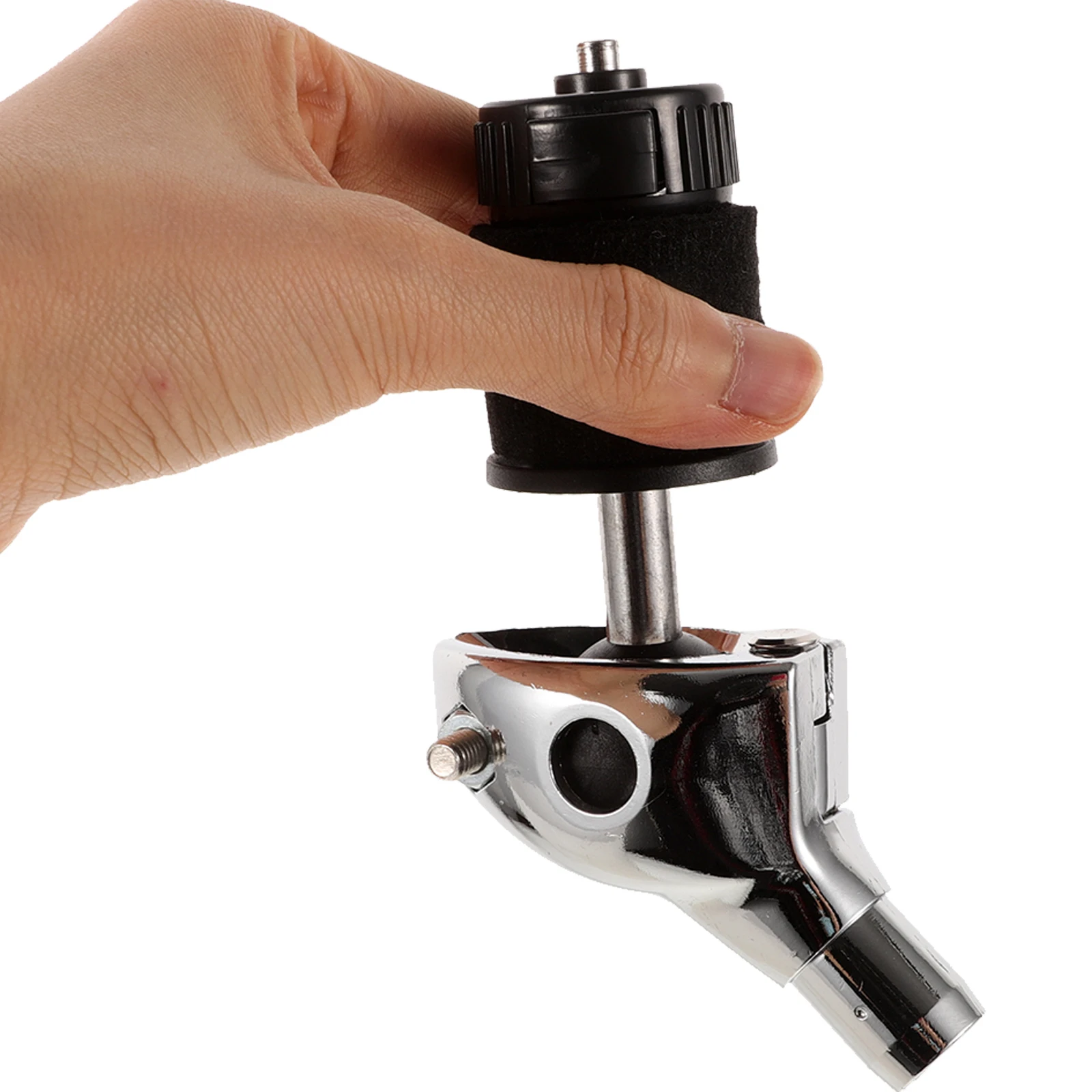 

Universal Ball Knurled Rod Cymbal Stacker Attachment Bracket Mount Holder Zinc Alloy Support