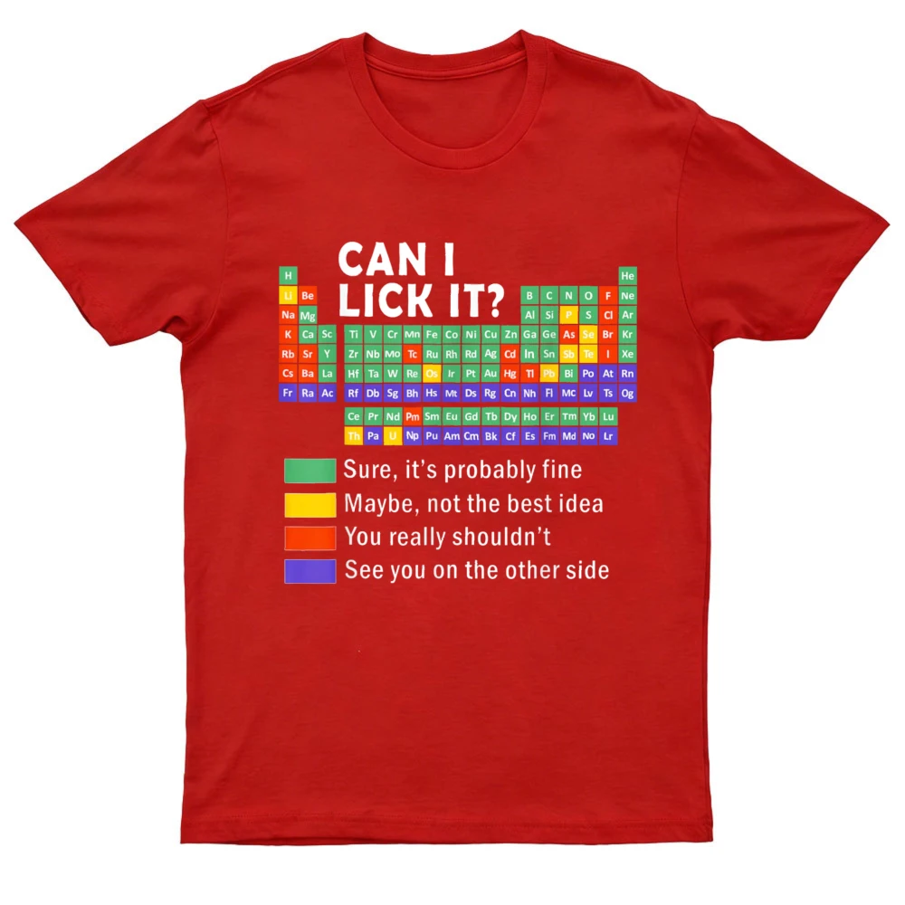 Fun Elements Periodensystem Farbcodemuster T-Shirt für Männer und Frauen, Chemie-Witz, Wissenschaftslehrer, Schüler-T-Shirt – Detail 6
