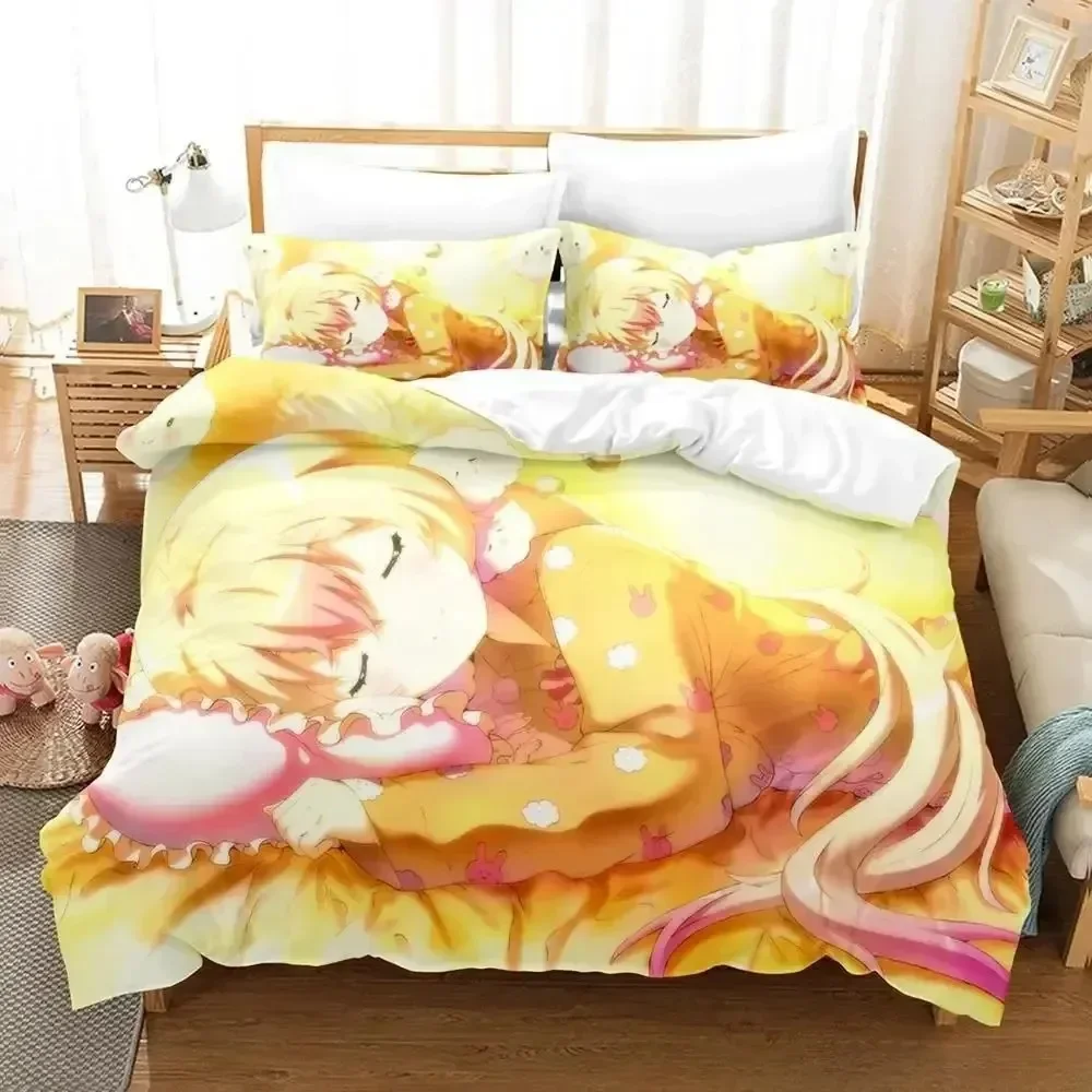 New Magical Girl Raising Project Bedding Set Bedroom Soft Modern Bedspreads Comefortable Duvet Cover Quilt Cover And Pillowcase