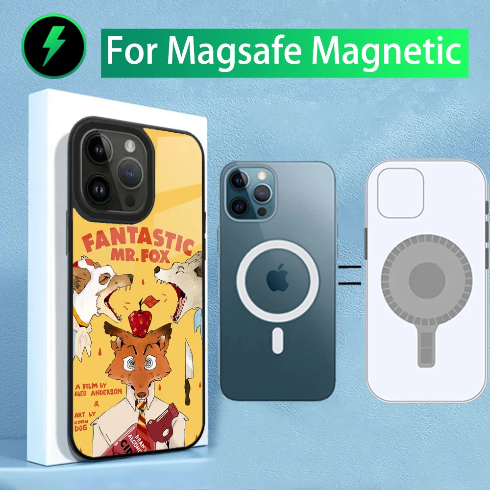 F-Fantastic Mr F-Fox Phone Case For iPhone 16,15,14,13,12,11,Plus,Pro,Max Mini Magsafe Magnetic Wireless Charging