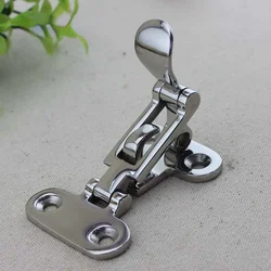 1pcs Boat Door Hatch 316 Stainless Steel Anti-Rattle Latches, Marine Grade Lockable Hold Down Clamp Latches