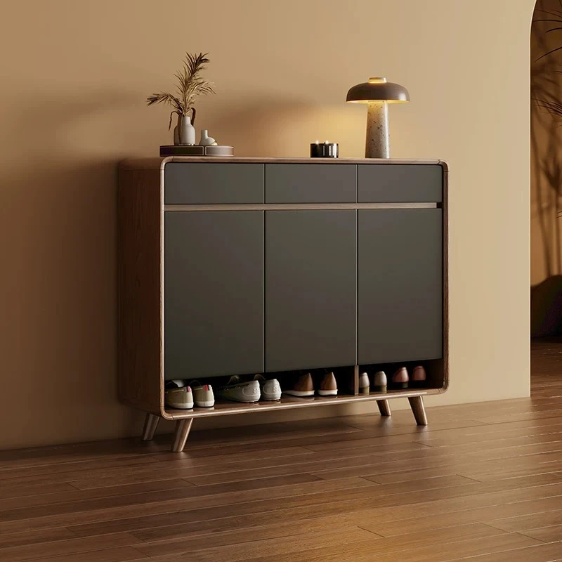Cómodo Zapatero de Entrada, Mueble de Salón, Organizador Vertical de Zapatos, Estante, Mueble de Pasillo