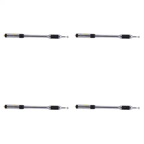 4pack X((RH770 Dual Band 144/430MHz High Gain SMA-Female Telescopic Antenna For UV-5R UV-82 -888S WALKIE TALKIE RH-770)