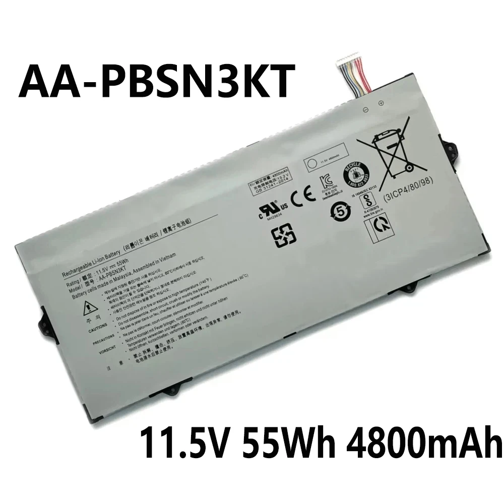 

7XINbox AA-PBSN3KT 11,5 В 55 Втч 4800 мАч Аккумулятор для ноутбука Samsung 730MBE NP930MBE NT930MBE NP730XBE 750XBE