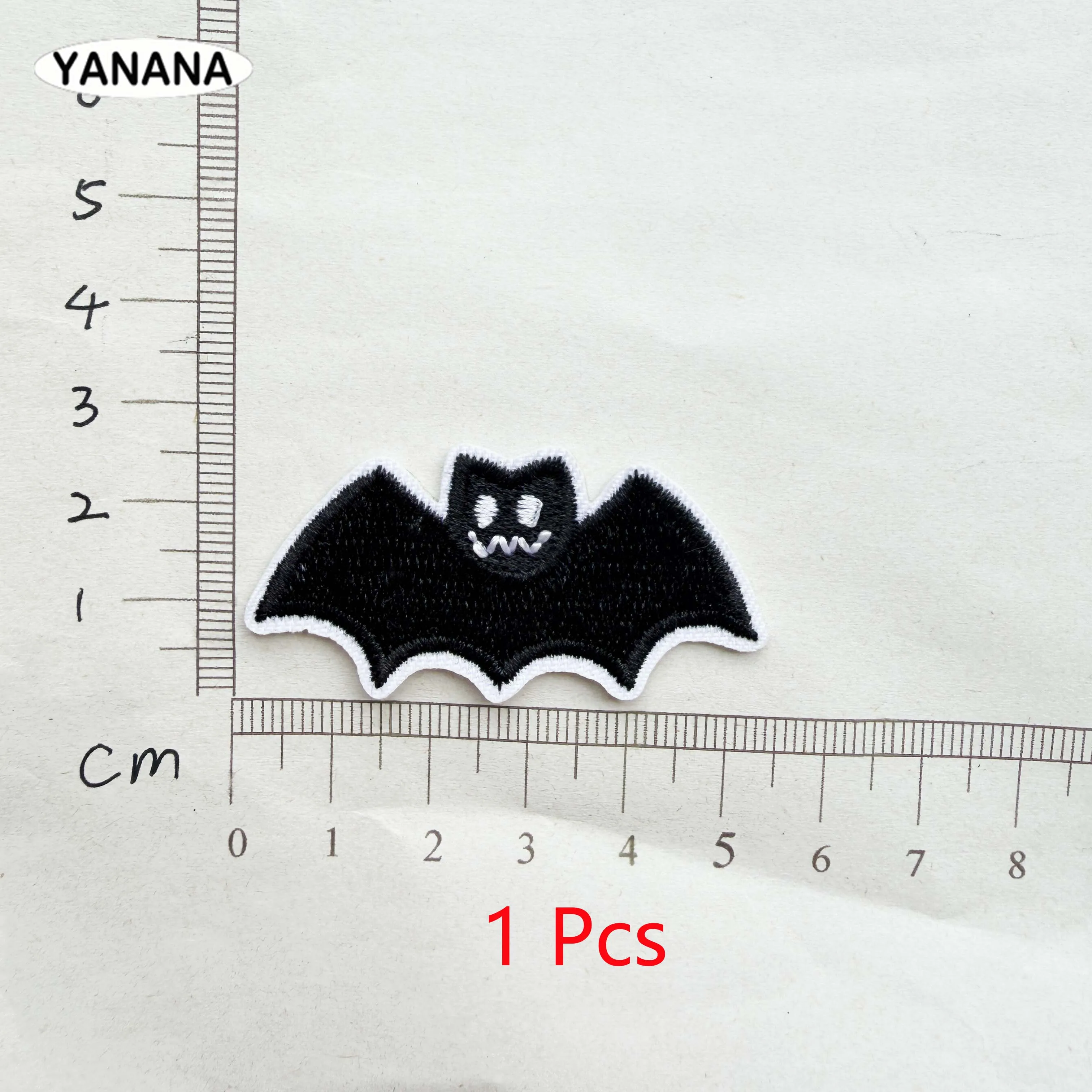 Spider Bat Iron On Patch Embroidered Patches For Clothing DIY Patches On Clothes For Bag Jacket Applique Badges Sewing Stickers 3