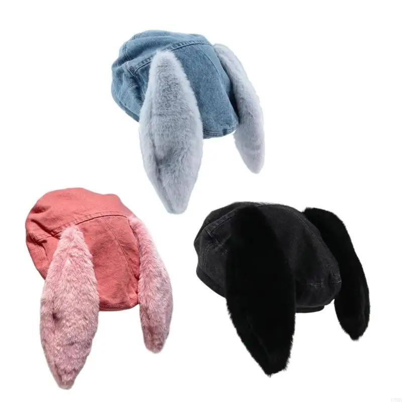 

49MB Trendy Plush Girls Woman French Hat Girls Shopping Painter Hat