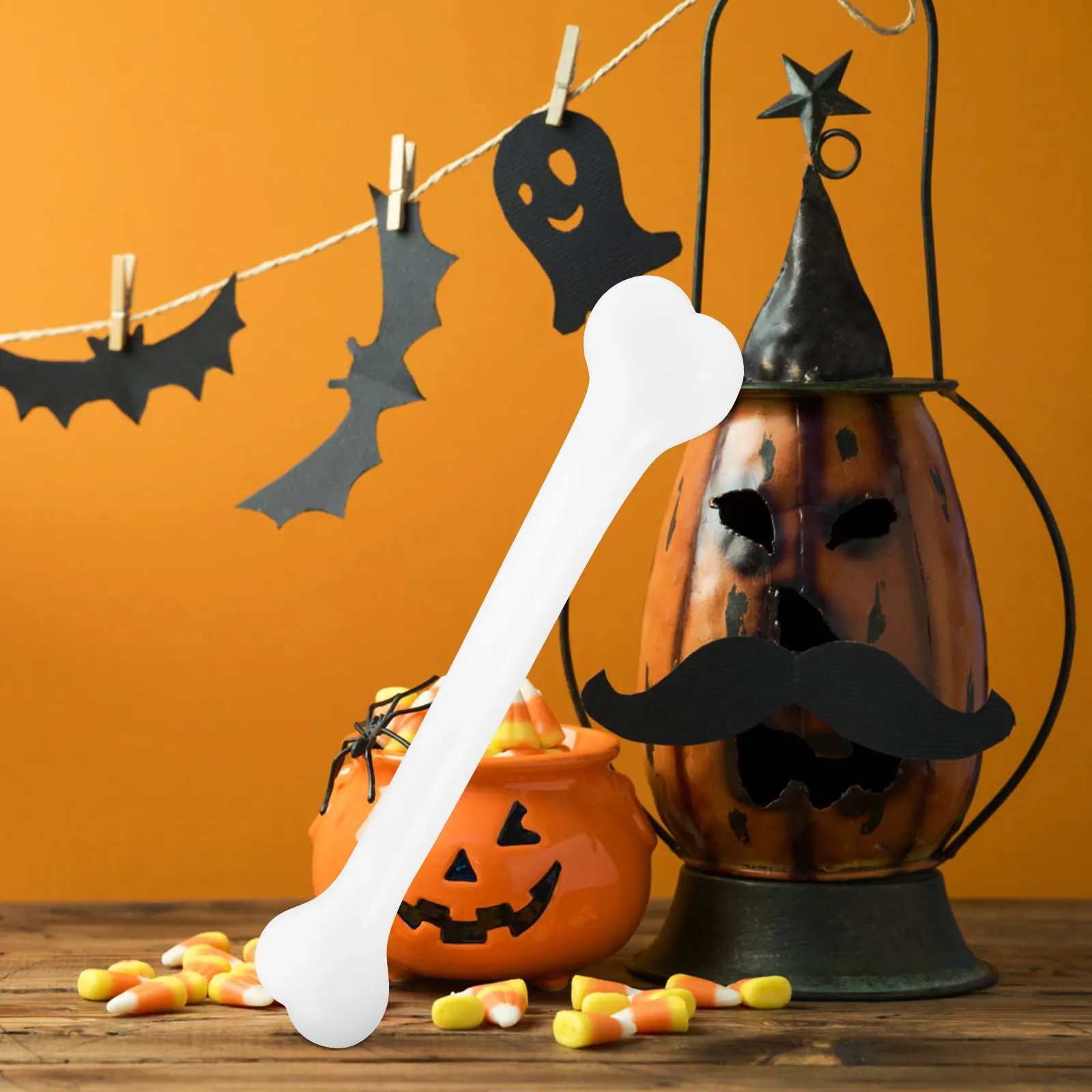 

Large Bone Plastic Realistic Fake Bone Prop for Halloween Party Decoration Haunted House Stage Effect
