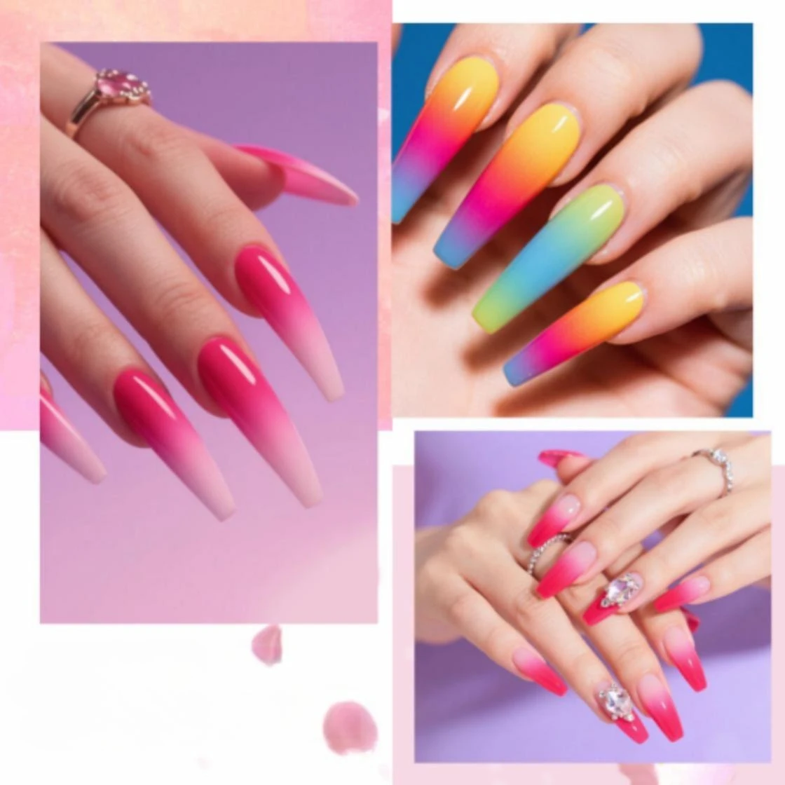 Mini 60 Grids Pat Painting Gel Nail Polish Gradient Effect Nail Art Salon Design Long-Lasting Creamy Texture Smooth Application - view 5
