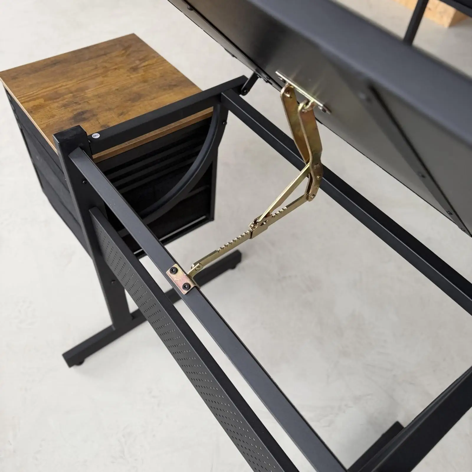 โต๊ะปริศนาโลหะปรับระดับได้พร้อมลิ้นชักสำหรับตัวต่อจิ๊กซอว์ 1500 ชิ้น สำหรับเกมผู้ใหญ่