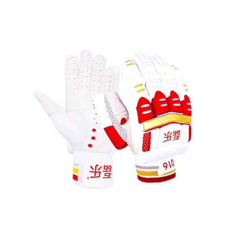 

Cricket Batting Gloves (RH) Man Gloves Padded Protective Lightweight Breathable Protective Ball Type Hand Protectors