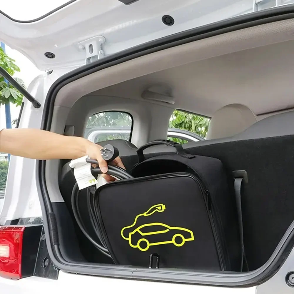 Borsa portaoggetti per cavo di ricarica per auto, caricabatterie EV Borsa per cavi Spine per