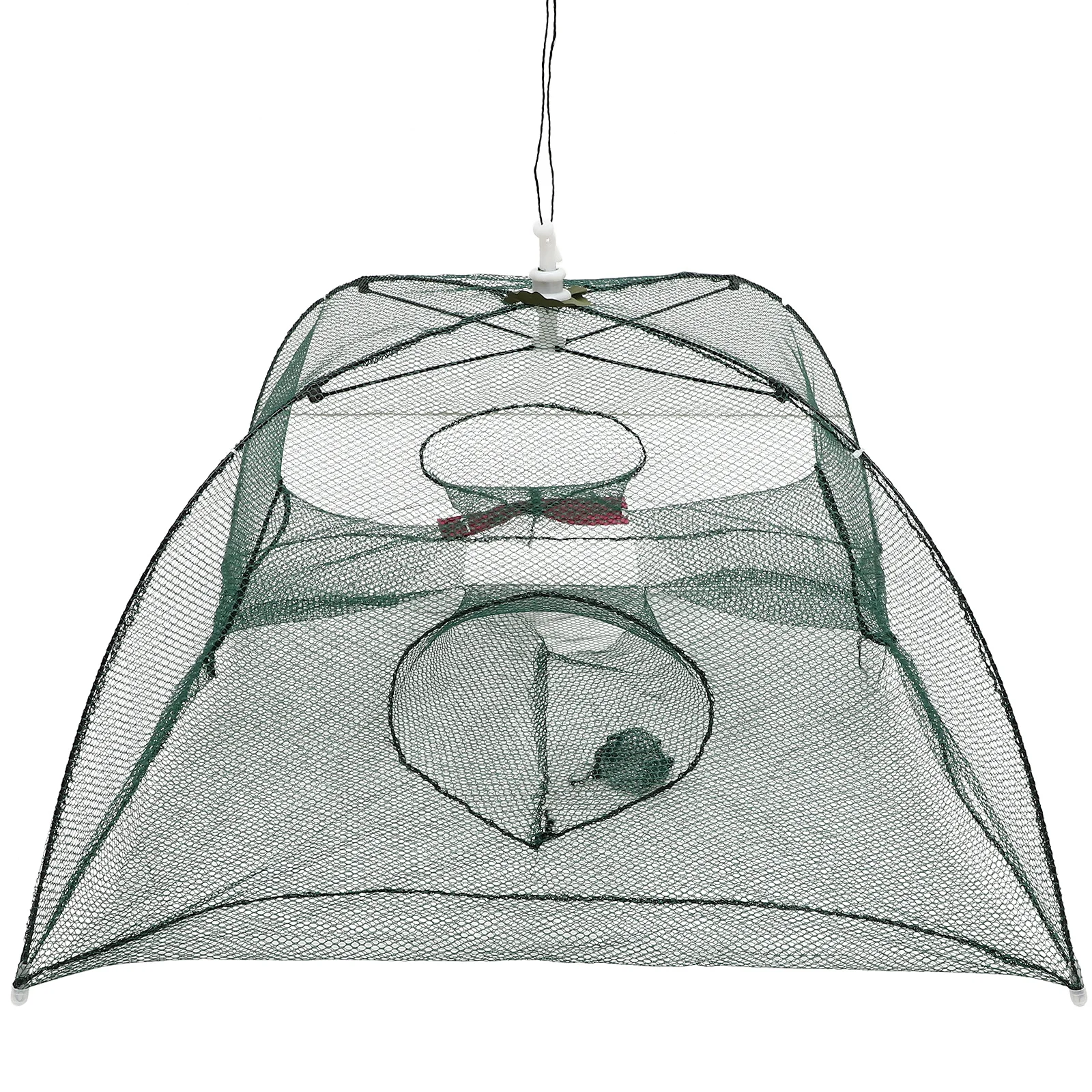 

Automatic Fishing Net Foldable Umbrella Style with Four Entrances for Smelt Eels Crab Lobster Shrimp Crawfish Premium Material