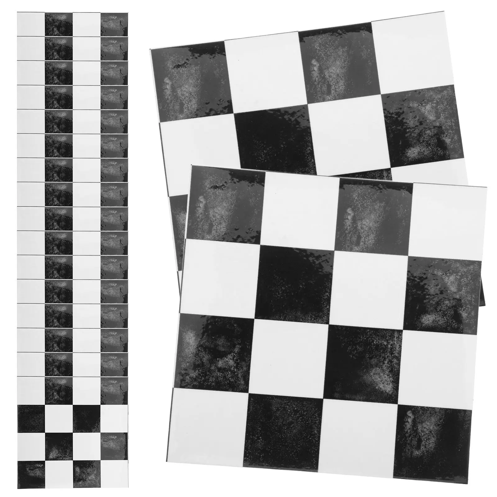 30Pcs Waterproof Wall Stickers Mosaic Tile Peel and Stick Backsplash Self Adhesive Vinyl Tile Kitchen Bathroom Wall Paper