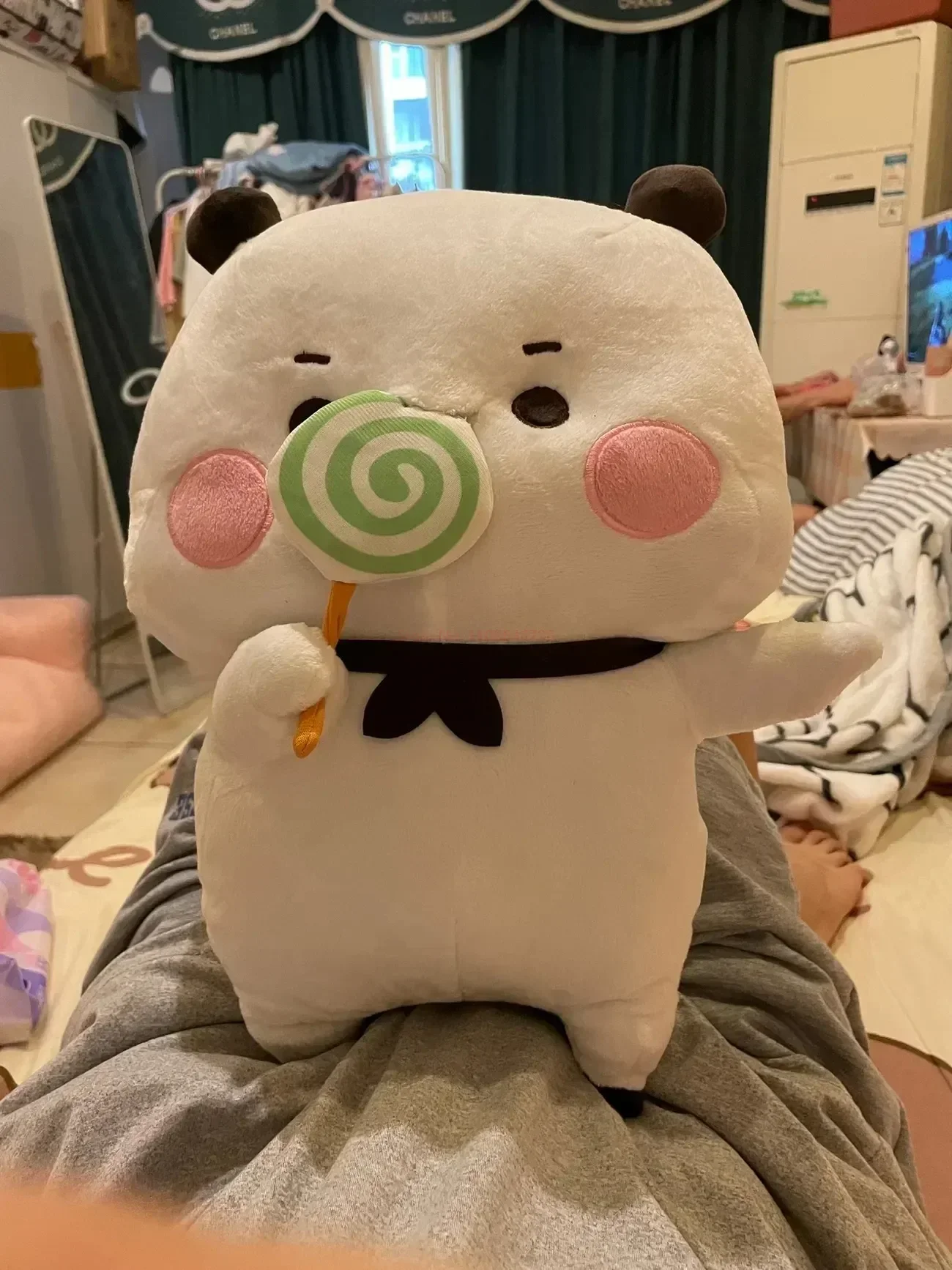 New Bubu And Dudu Panda Plush Cute Cartoon Panda Bear Doll Kawaii Stuffed Soft Pillow Toy Y2k Room Decor Gifts