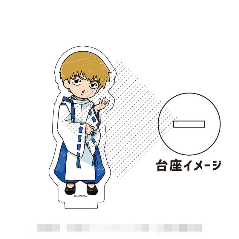 Anime Mobu Saiko Hyaku Mob Psycho 100 Reigen Arataka Kageyama Shigeo Cosplay Acrylic Decoration Standing Sign Birthday Xmas Gift