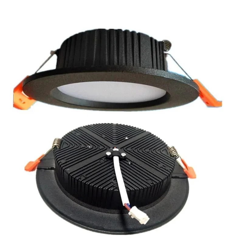 LED Recessed Ultra-thin LED Downlight 5W 7W 9W 24w 30w 220V 240V 5730 Ceiling Lamp 12W warm white For store supermarket lighting