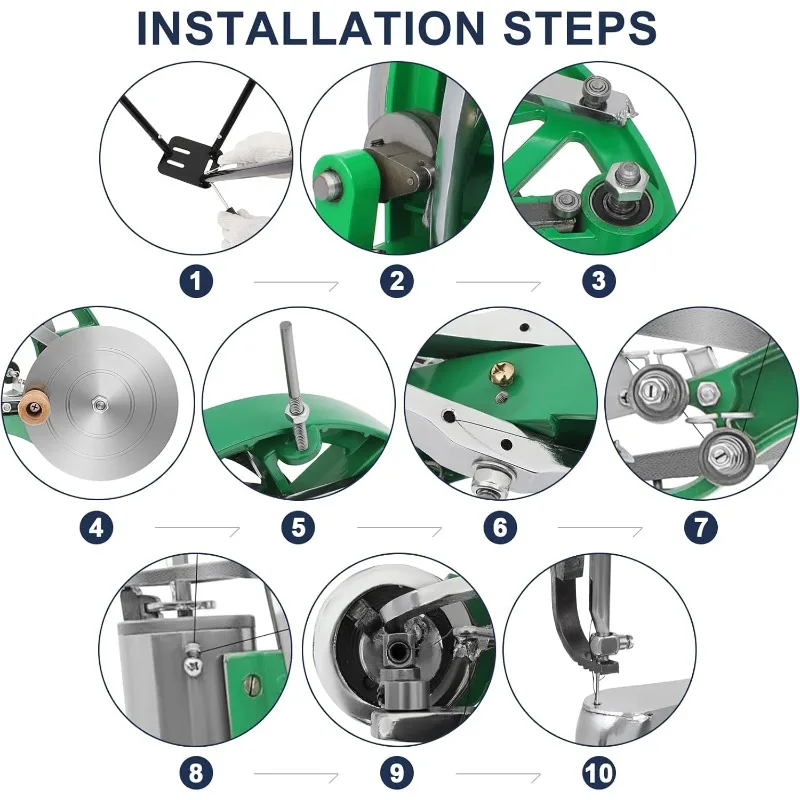 آلة خياطة الجلود آلة خياطة الإسكافي آلة إصلاح الأحذية مع خط النايلون القطن للخياطة Upsolery والحقائب،