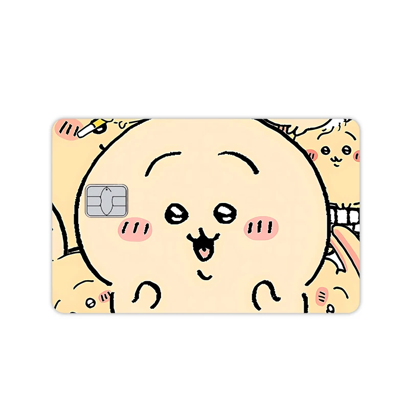 อะนิเมะ Usagi บัตรเครดิตเดบิต DIY สติกเกอร์ Kawaii Star เลเซอร์ DIY กันน้ําขนาดเล็กไม่มีชิปป้องกันฟิล์มสติกเกอร์ของเล่น