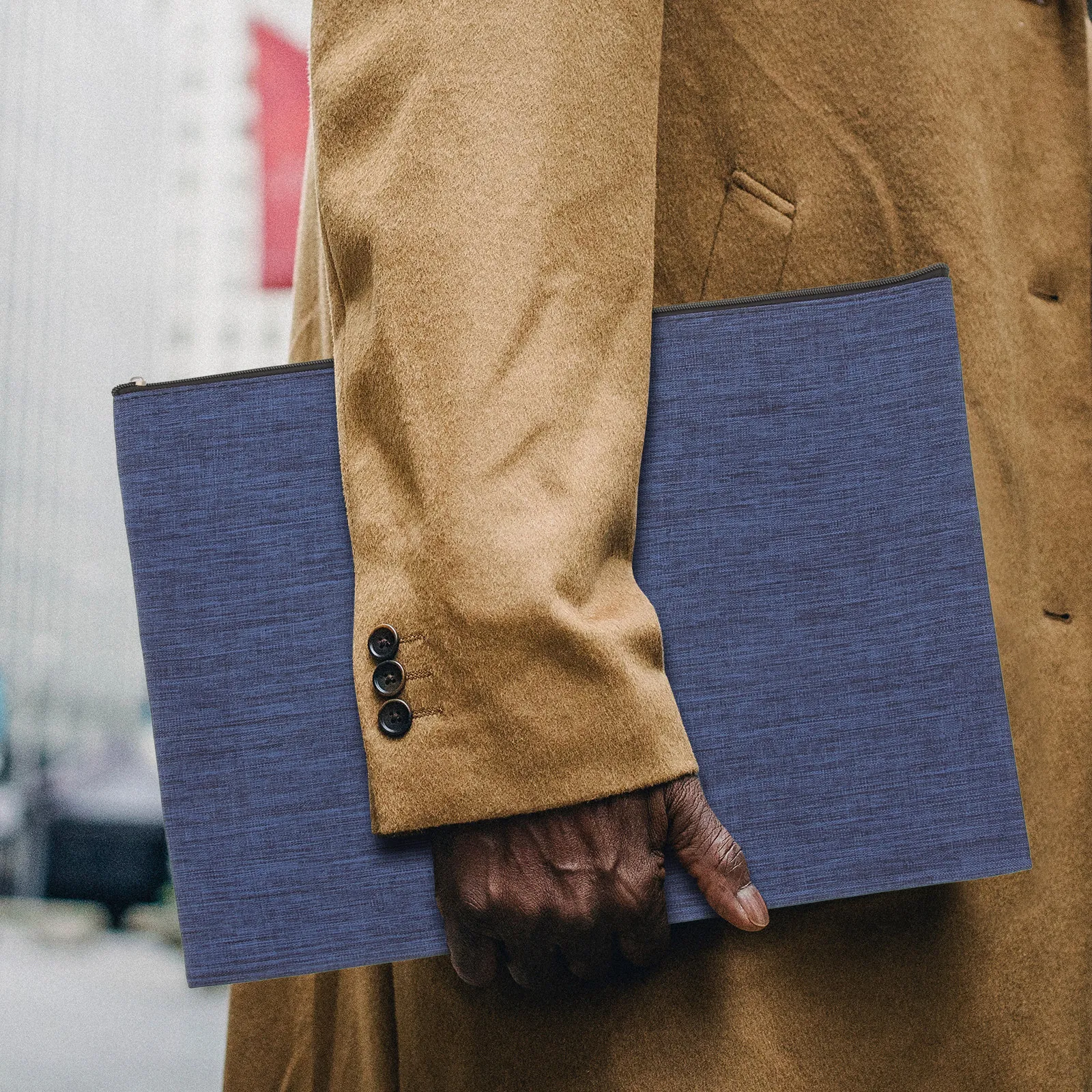 

8Pcs Document Organizer Pouch Heavy Duty Zipper Closure B4 File Bags for School Office Term Papers Storage B4 File Bag