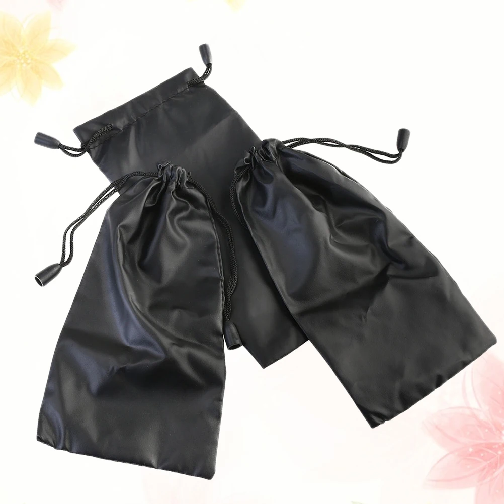 

12 pcs Eyeglasses Storage Pouch Waterproof Dustproof Anti-Scratch For Sunglasses Jewelry Smart Devices Black Braided Drawstring